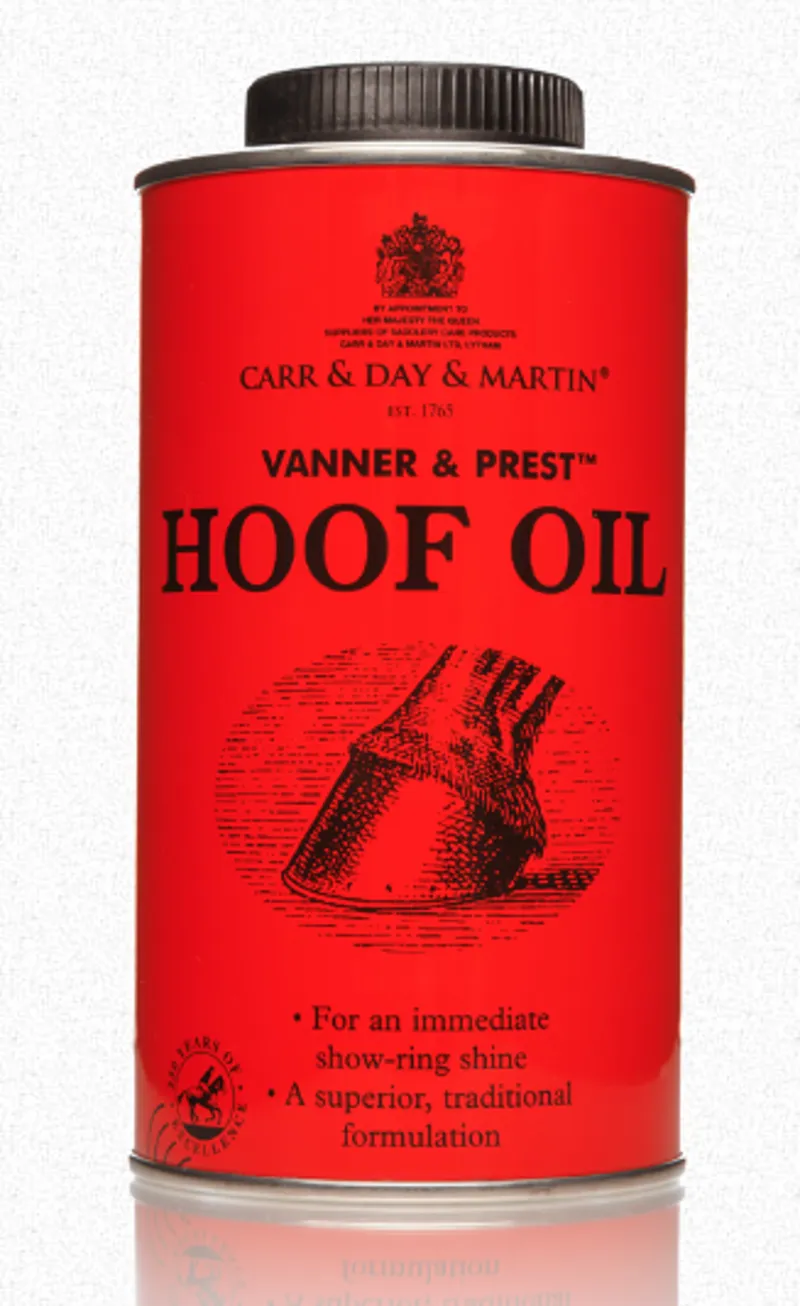 CDM Vanner and Prest Hoof Oil